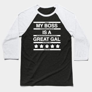 I Hate My Boss Baseball T-Shirt